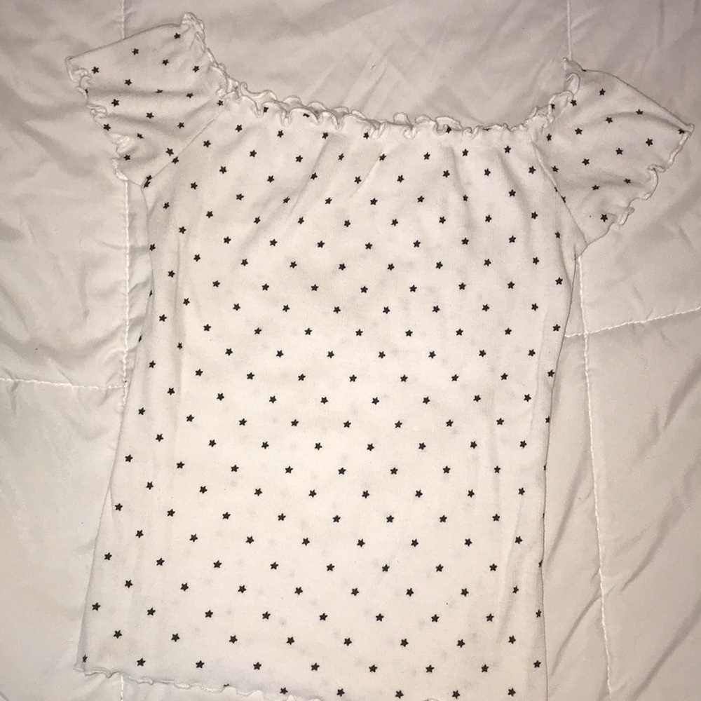 HOLLISTER STAR OFF THE SHOULDER TOP